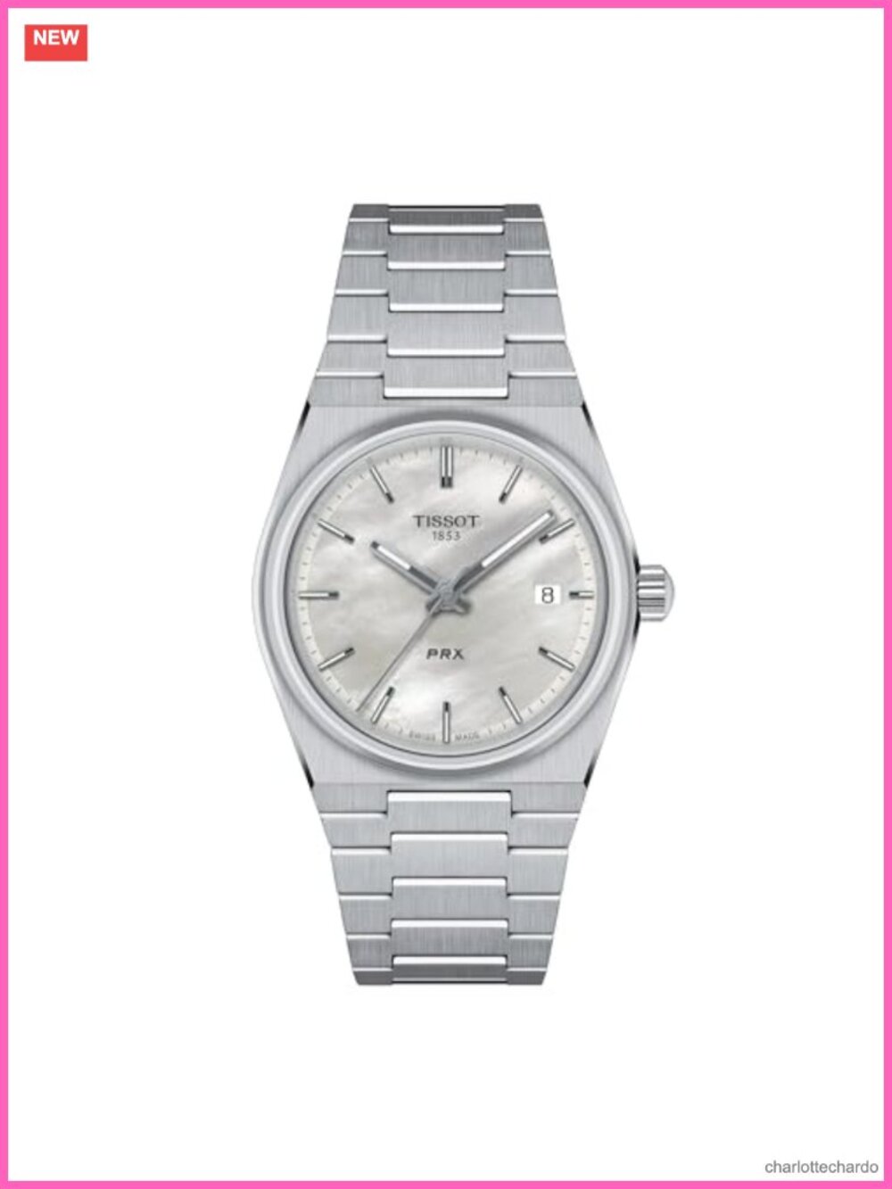 Tissot PRX Swiss Quartz 35mm Mother-of-Pearl Dial Women's Watch